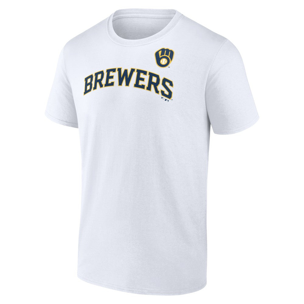 Milwaukee Brewers Team Hot Shot T-Shirt - White - MLB Sale
