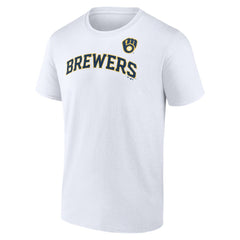 Milwaukee Brewers Team Hot Shot T-Shirt - White - MLB Sale