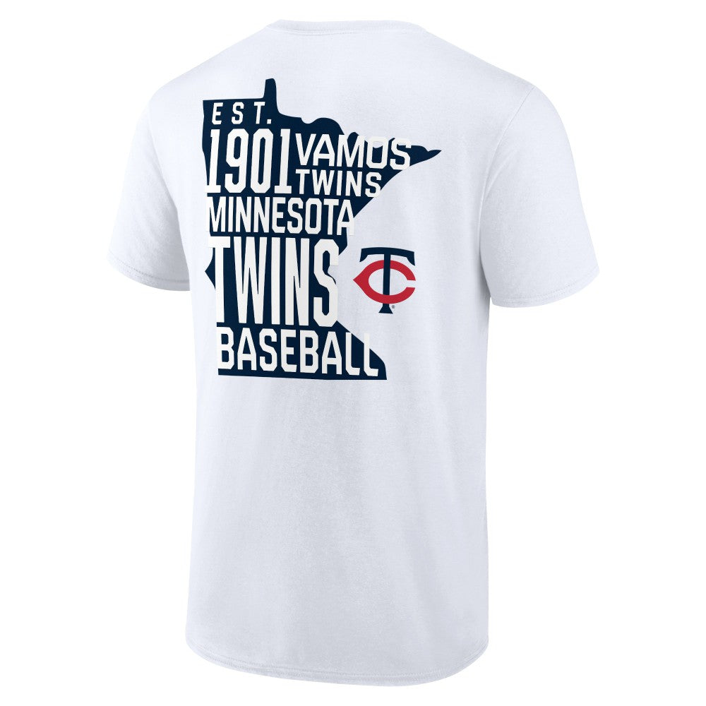 Minnesota Twins Team Hot Shot T-Shirt - White - MLB Lifestyle