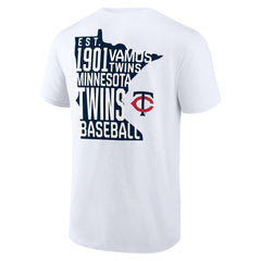 Minnesota Twins Team Hot Shot T-Shirt - White - MLB Lifestyle