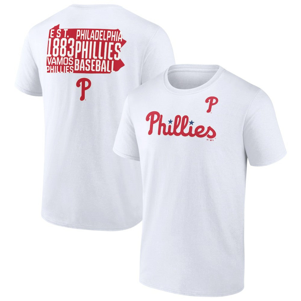 Philadelphia Phillies Team Hot Shot T-Shirt - White - MLB Lifestyle