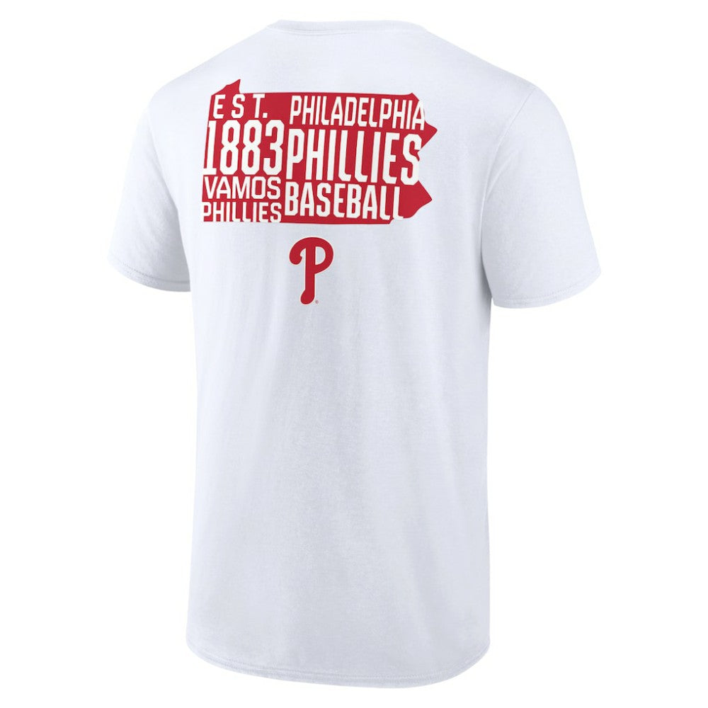 Philadelphia Phillies Team Hot Shot T-Shirt - White - MLB Lifestyle