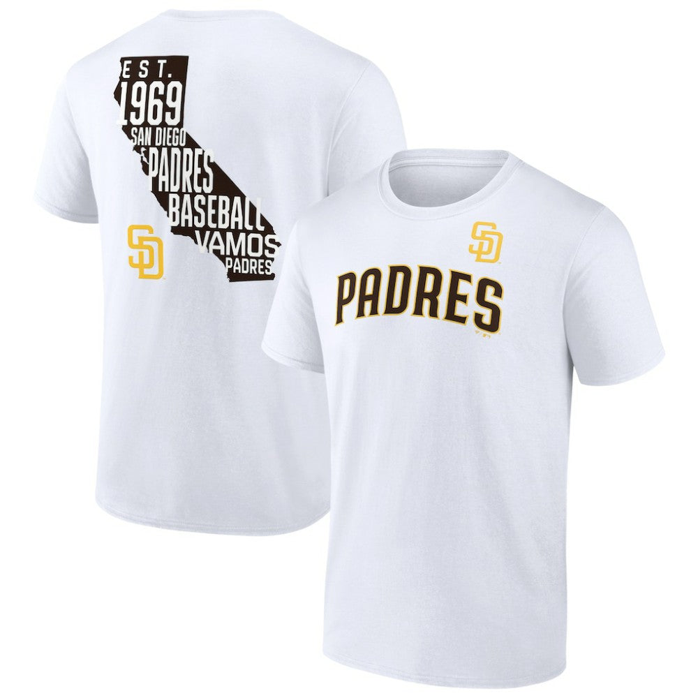 San Diego Padres Team Hot Shot T-Shirt - White - MLB Lifestyle