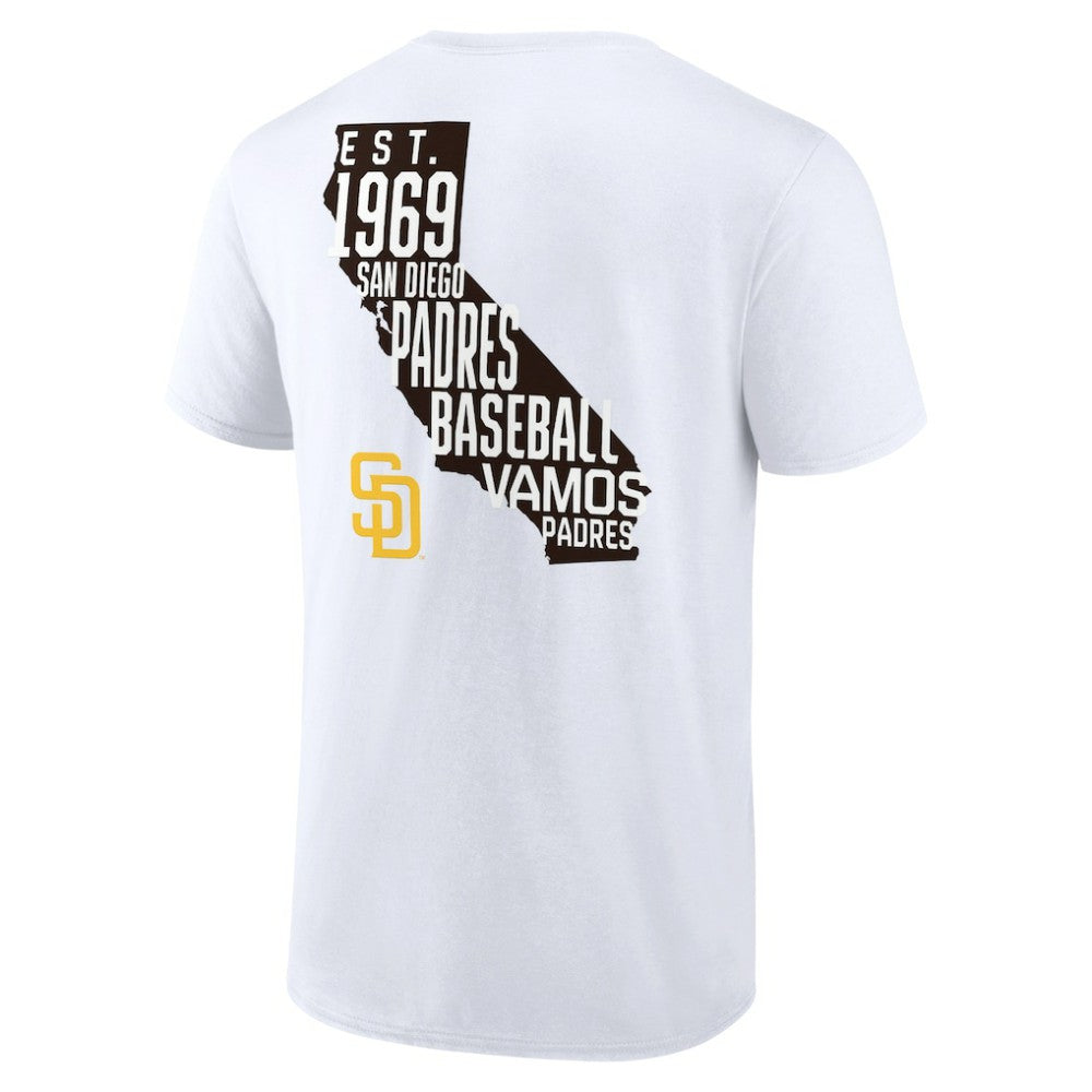 San Diego Padres Team Hot Shot T-Shirt - White - MLB Lifestyle