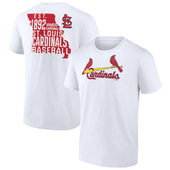 St. Louis Cardinals Team Hot Shot T-Shirt - White - MLB Lifestyle