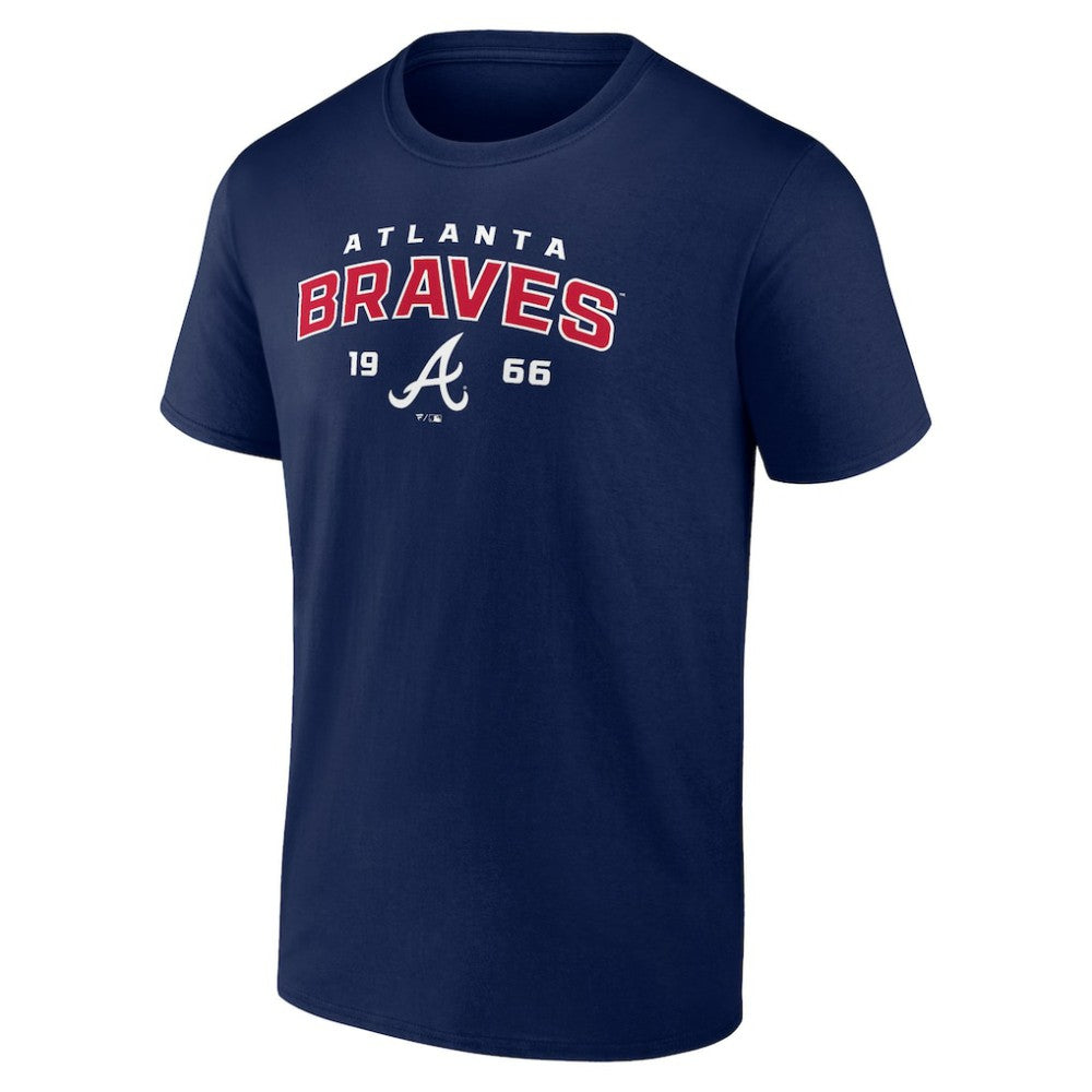 Atlanta Braves Team Rebel T-Shirt - Navy - MLB Lifestyle