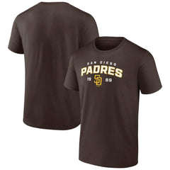 San Diego Padres Team Rebel T-Shirt - Brown - MLB Lifestyle