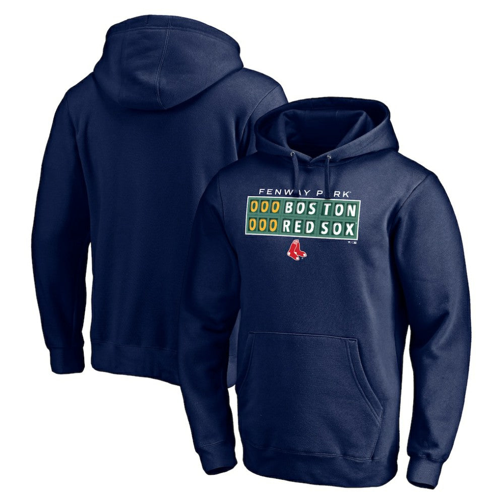 Boston Red Sox Team Hometown Collection Scoreboard Pullover Hoodie - Navy - MLB Online