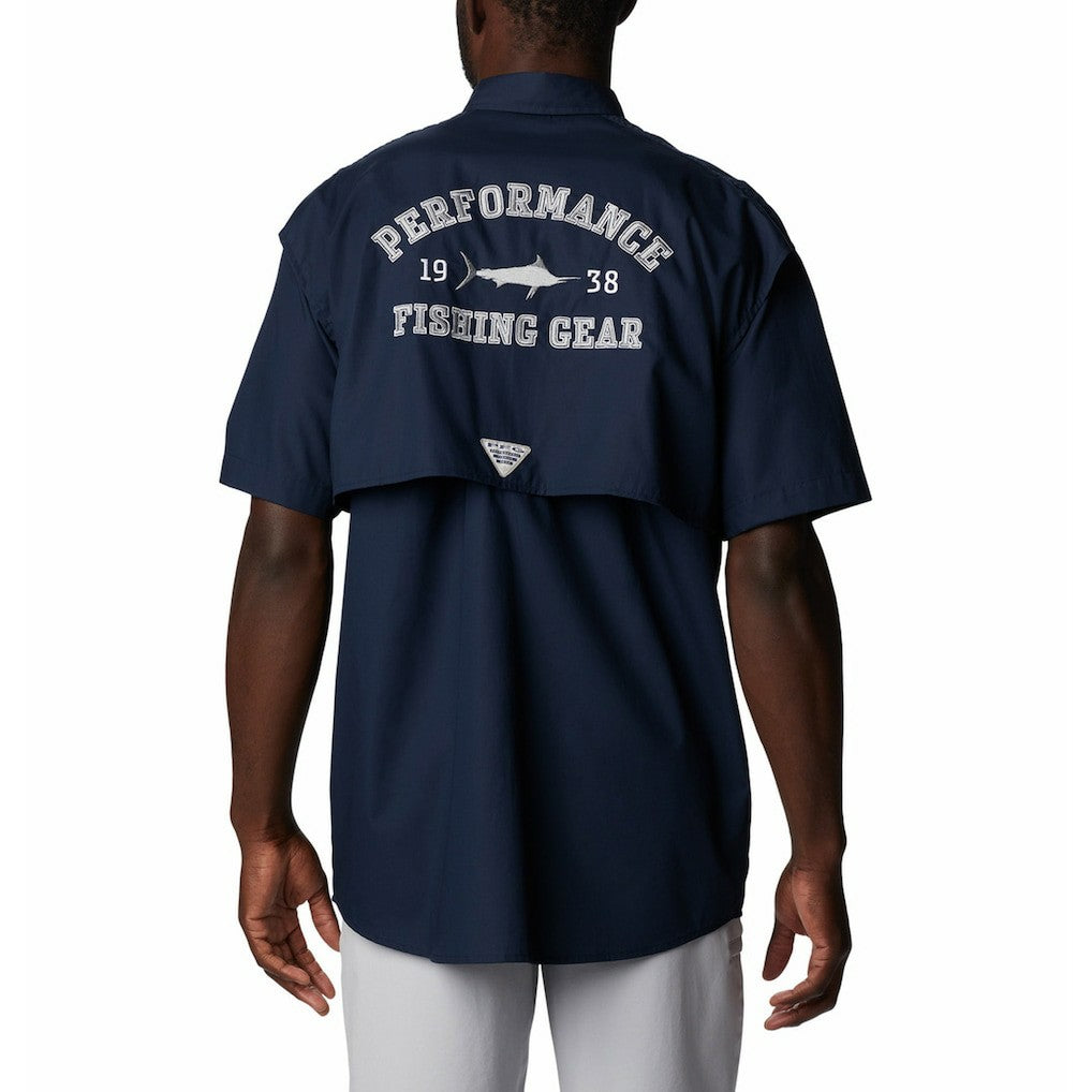 Columbia Dallas Cowboys Bonehead Team Button-Up Shirt Navy