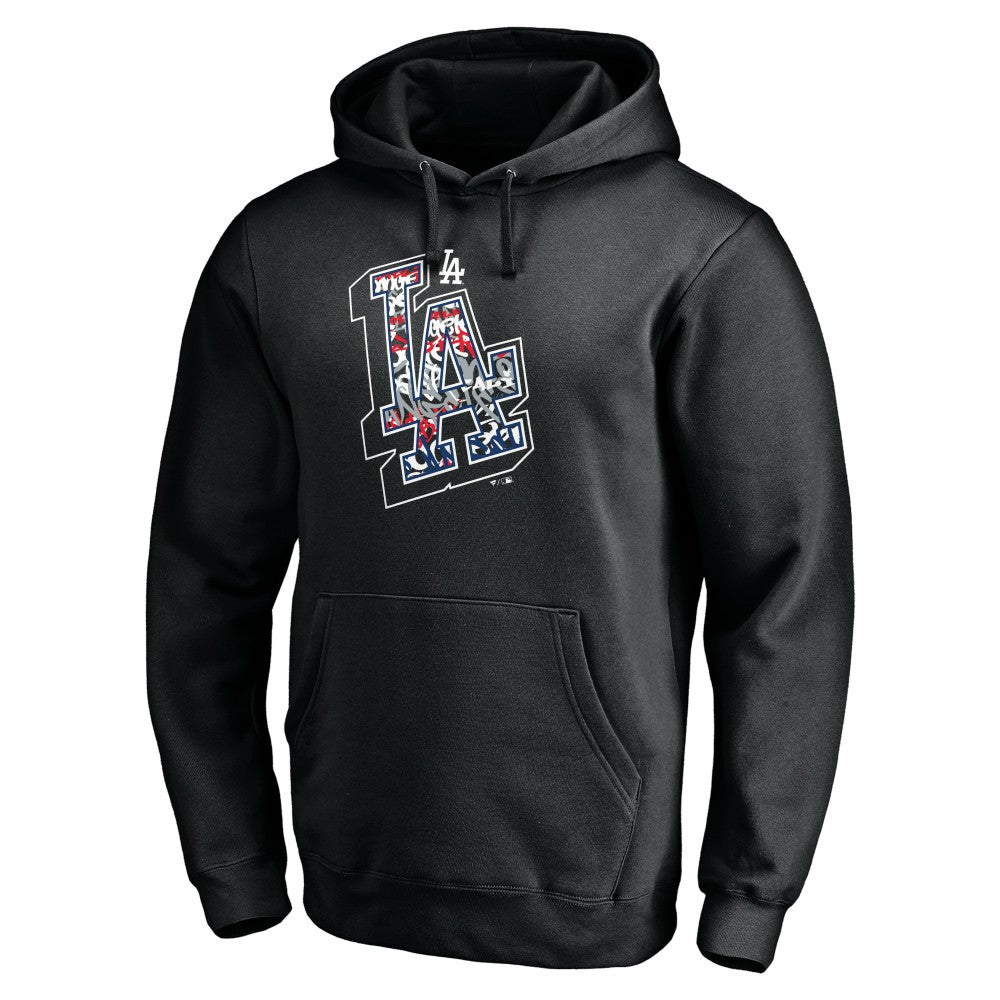 Los Angeles Dodgers Team Hometown Collection Tag Pullover Hoodie - Black - MLB on Sale