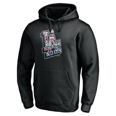 Los Angeles Dodgers Team Hometown Collection Tag Pullover Hoodie - Black - MLB on Sale