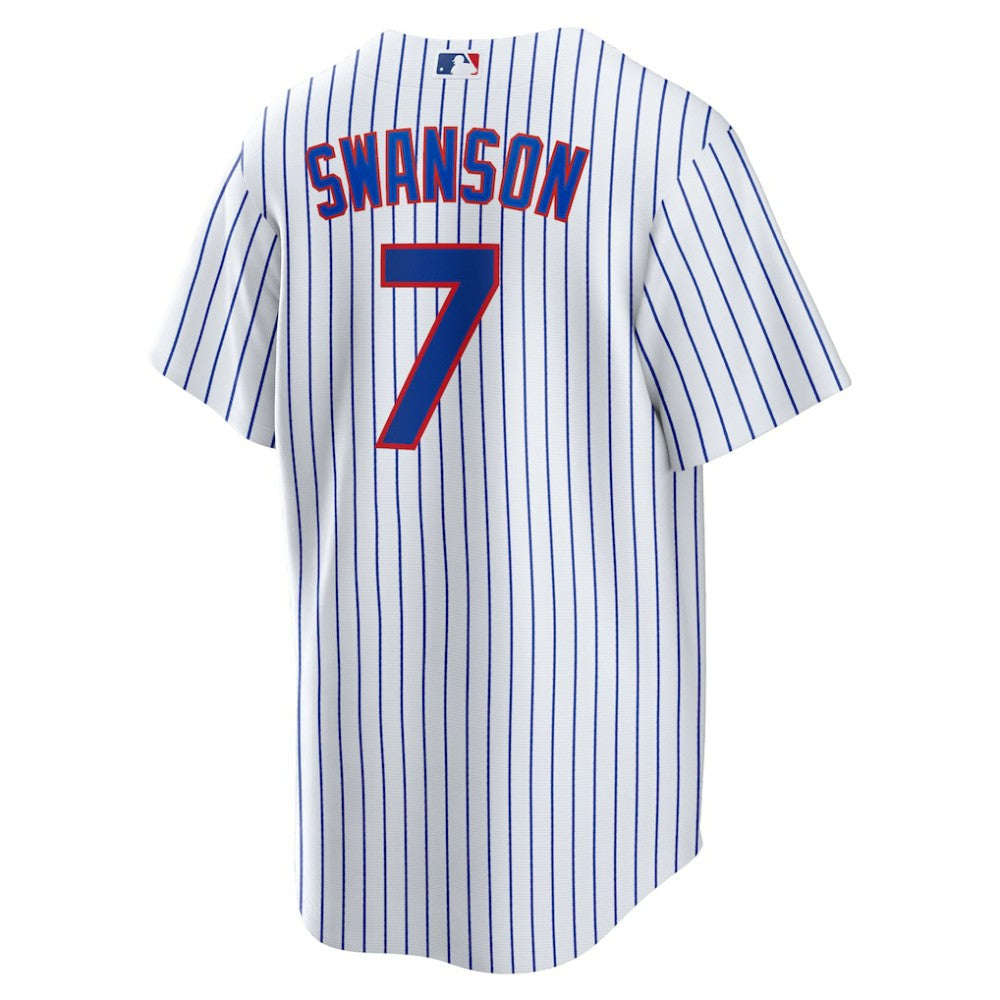 Dansby Swanson Chicago Cubs Nike Replica Player Jersey - White - Nike on Sale