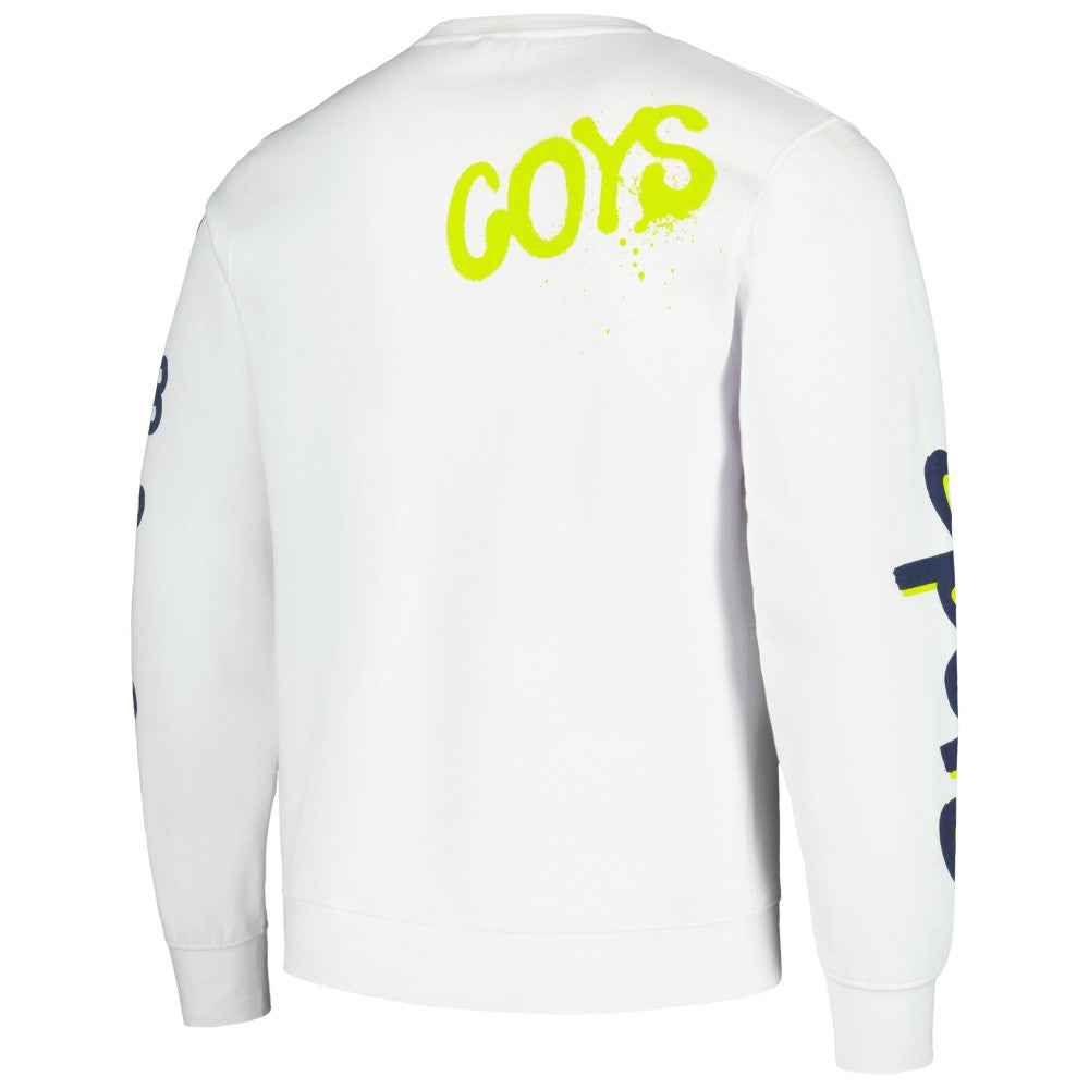 Tottenham Hotspur Graffiti Pullover Sweatshirt White