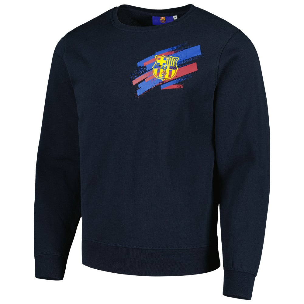 Barcelona Vintage Pullover Sweatshirt Navy