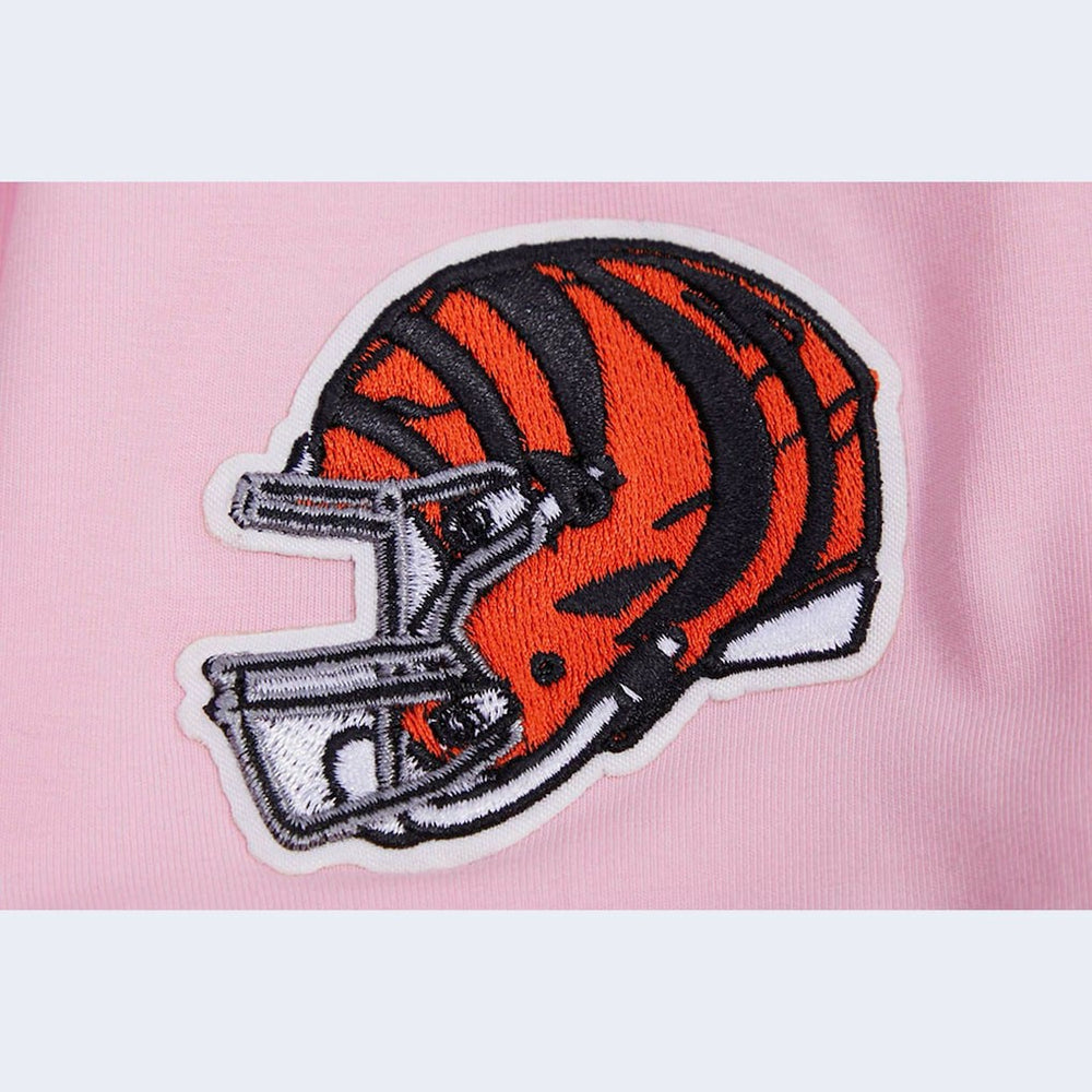 Cincinnati Bengals Pro Standard Women's Cropped Boxy T-Shirt Pink