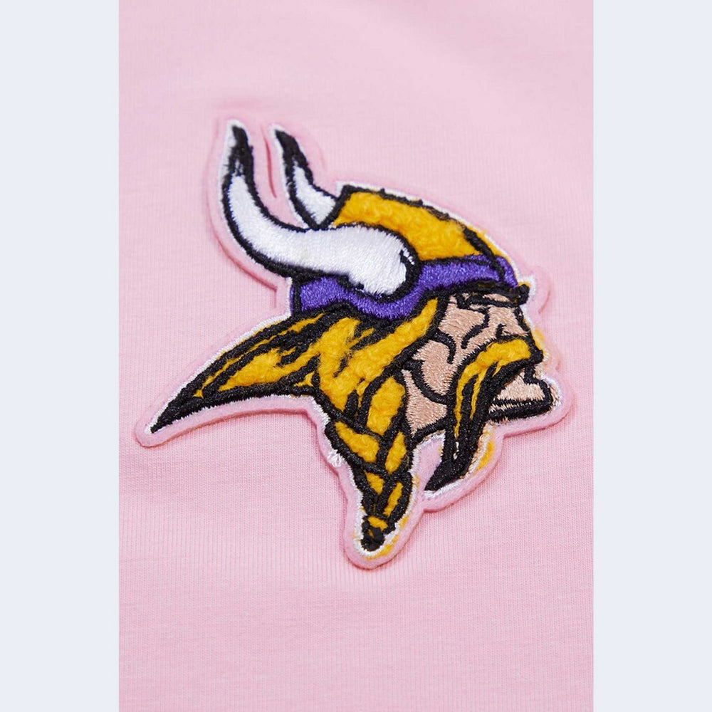Minnesota Vikings Pro Standard Women's Cropped Boxy T-Shirt Pink