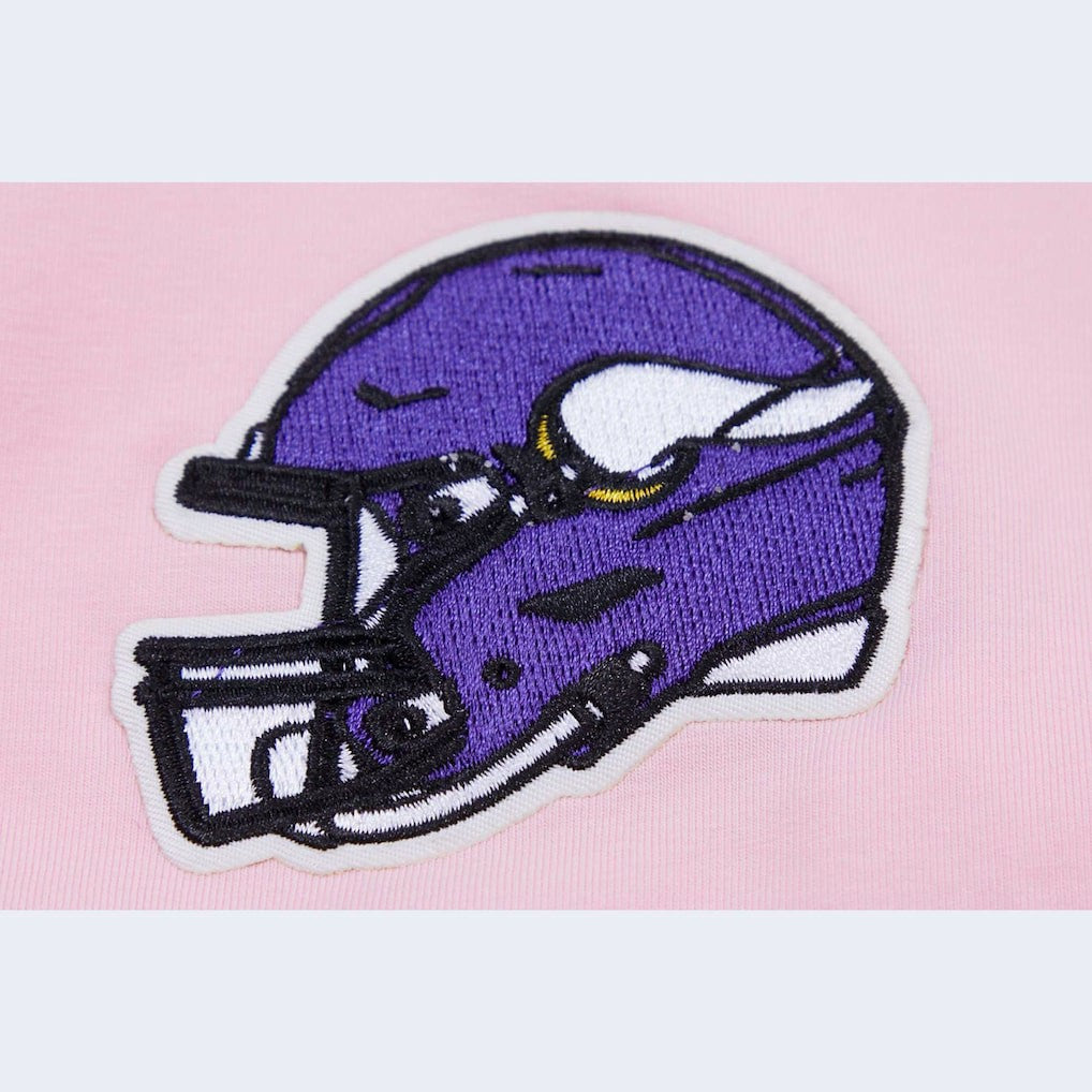 Minnesota Vikings Pro Standard Women's Cropped Boxy T-Shirt Pink