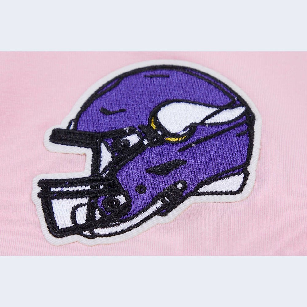 Minnesota Vikings Pro Standard Women's Cropped Boxy T-Shirt Pink