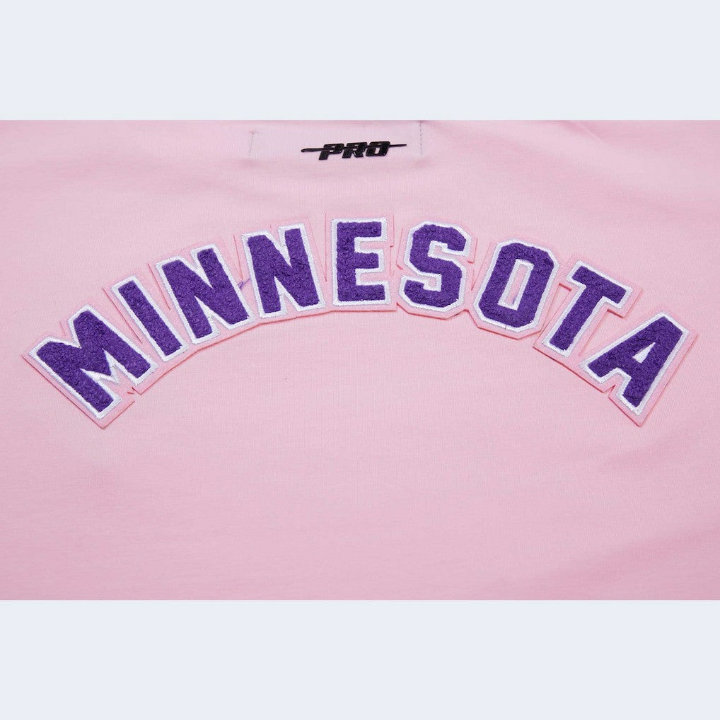 Minnesota Vikings Pro Standard Women's Cropped Boxy T-Shirt Pink