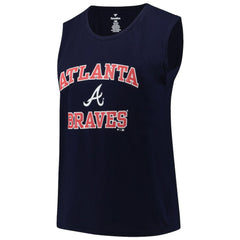 Atlanta Braves Profile Women's Plus Size Tank Top - Navy - MLB Online