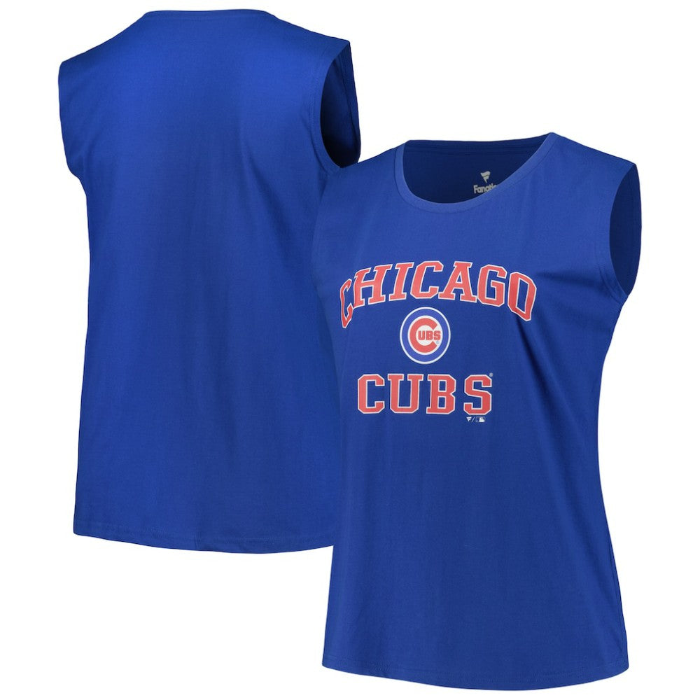 Chicago Cubs Profile Women's Plus Size Tank Top - Royal - MLB Online
