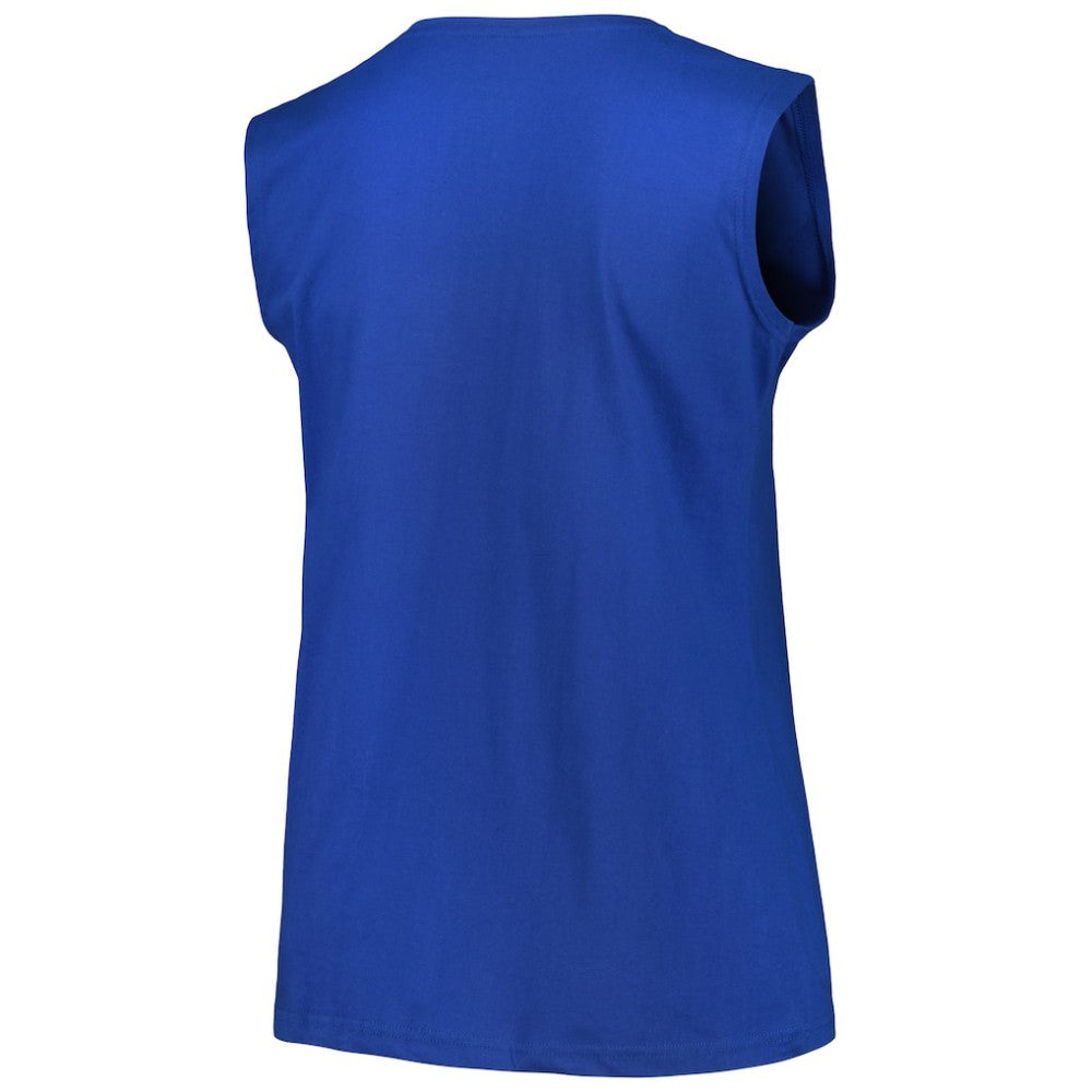 Chicago Cubs Profile Women's Plus Size Tank Top - Royal - MLB Online
