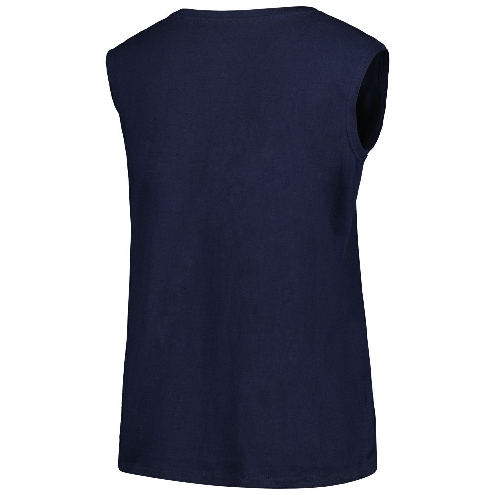 Houston Astros Profile Women's Plus Size Tank Top - Navy - MLB Lifestyle