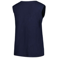 Houston Astros Profile Women's Plus Size Tank Top - Navy - MLB Lifestyle