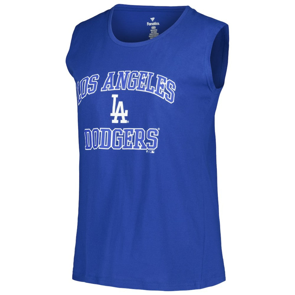 Los Angeles Dodgers Profile Women's Plus Size Tank Top - Royal - MLB Lifestyle