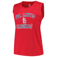 St. Louis Cardinals Profile Women's Plus Size Tank Top - Red - MLB Online