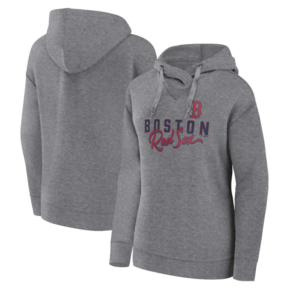 Profile Boston Red Sox Women's Plus Size Pullover Hoodie - Heather Gray - MLB Sale