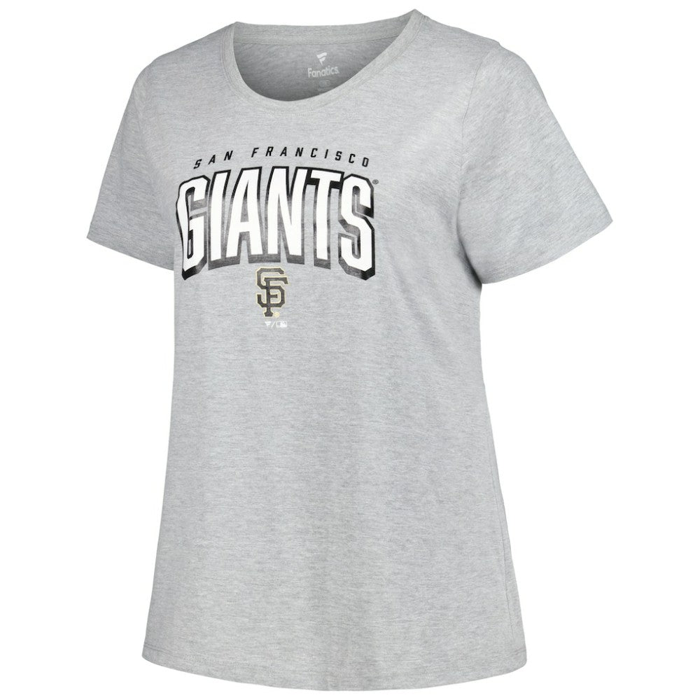 San Francisco Giants Profile Women's Plus Size T-Shirt Combo Pack - Black/Heather Gray - MLB Lifestyle