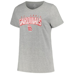 St. Louis Cardinals Profile Women's Plus Size T-Shirt Combo Pack - Black/Heather Gray - MLB Online