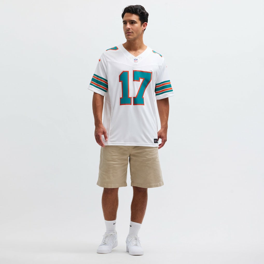 Nike Jaylen Waddle Miami Dolphins Vapor F.U.S.E. Limited Jersey White