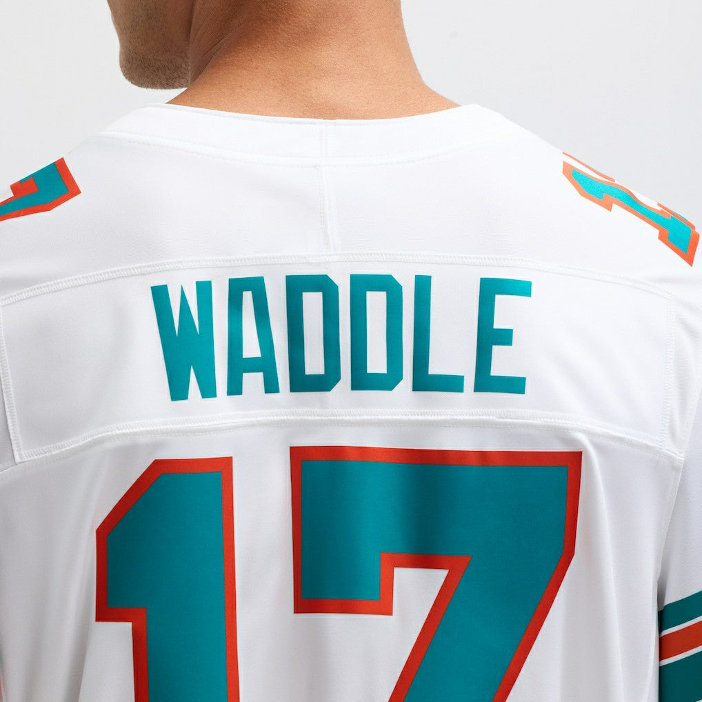 Nike Jaylen Waddle Miami Dolphins Vapor F.U.S.E. Limited Jersey White