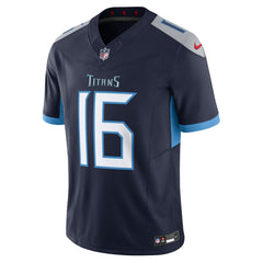Nike Treylon Burks Tennessee Titans Vapor F.U.S.E. Limited Jersey Navy
