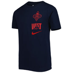 New Orleans Pelicans Youth Vs Block Essential T-Shirt Navy | Nike Lifestyle