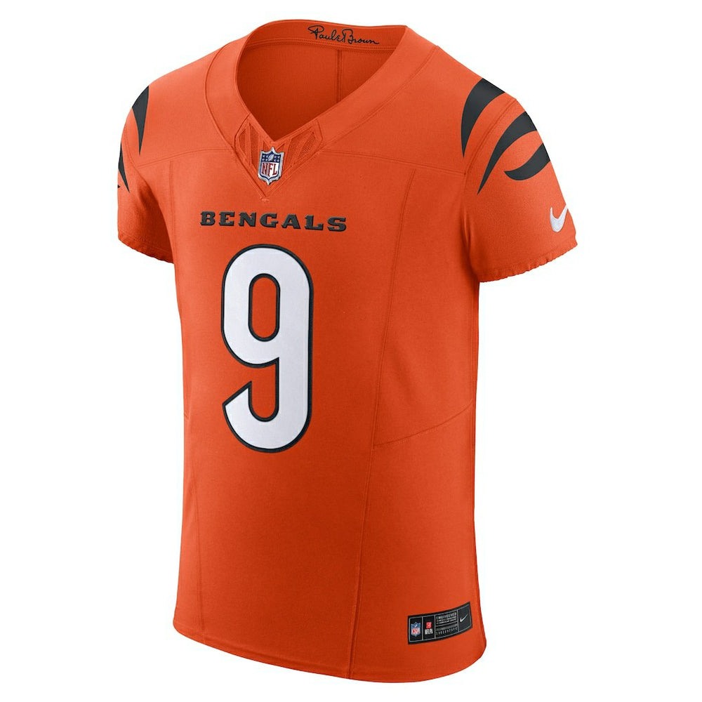 Nike Joe Burrow Cincinnati Bengals Vapor F.U.S.E. Elite Jersey Orange