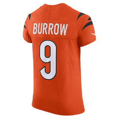 Nike Joe Burrow Cincinnati Bengals Vapor F.U.S.E. Elite Jersey Orange