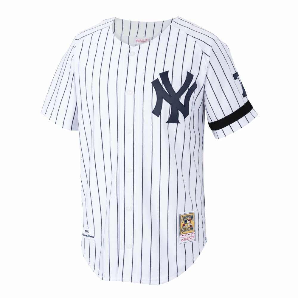 Mariano Rivera New York Yankees Cooperstown Collection 1995 Authentic Player Jersey - White - New Era Lifestyle
