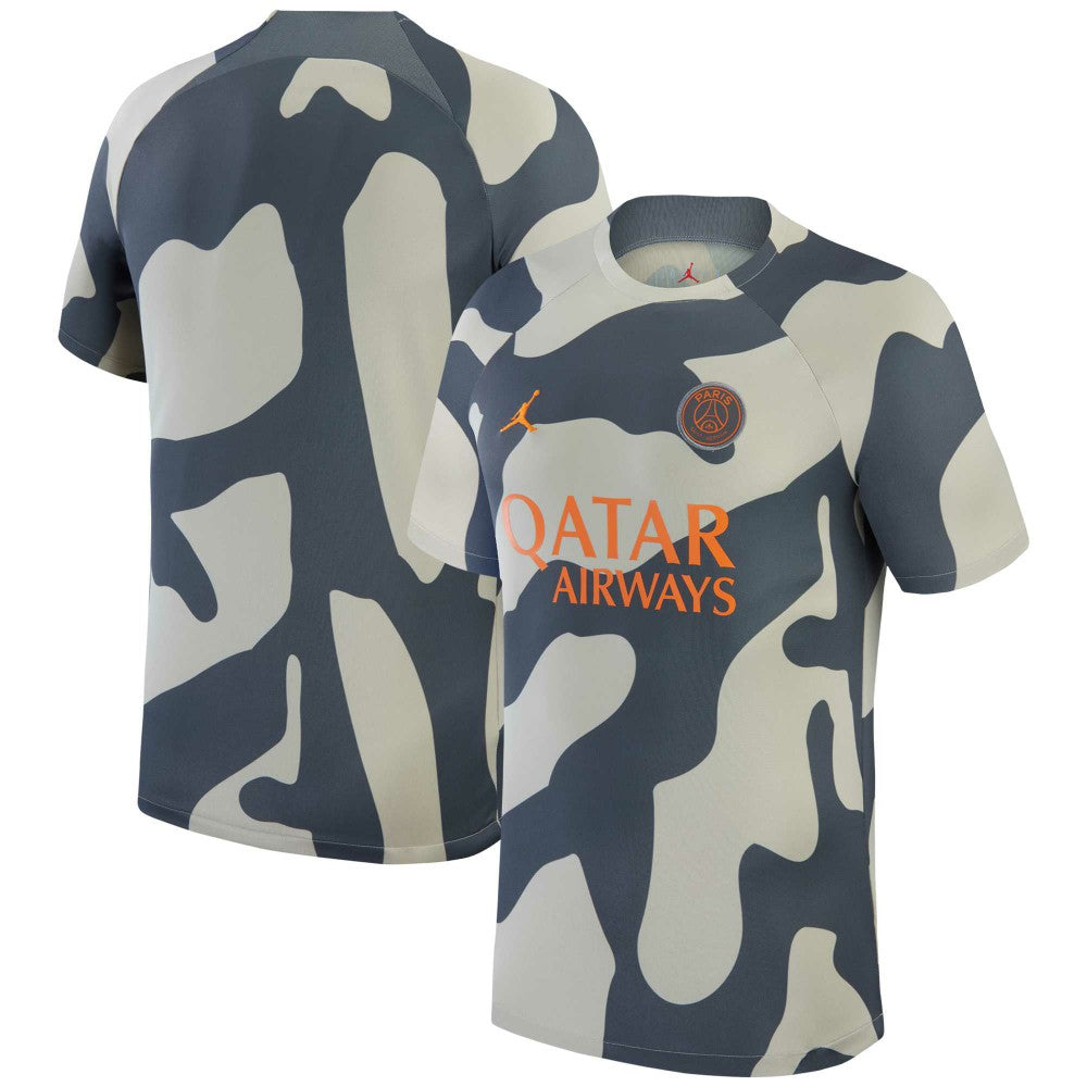 Paris Saint-Germain Jordan Brand 2023/24 Academy Pro Pre-Match Top Gray - Jordan sale