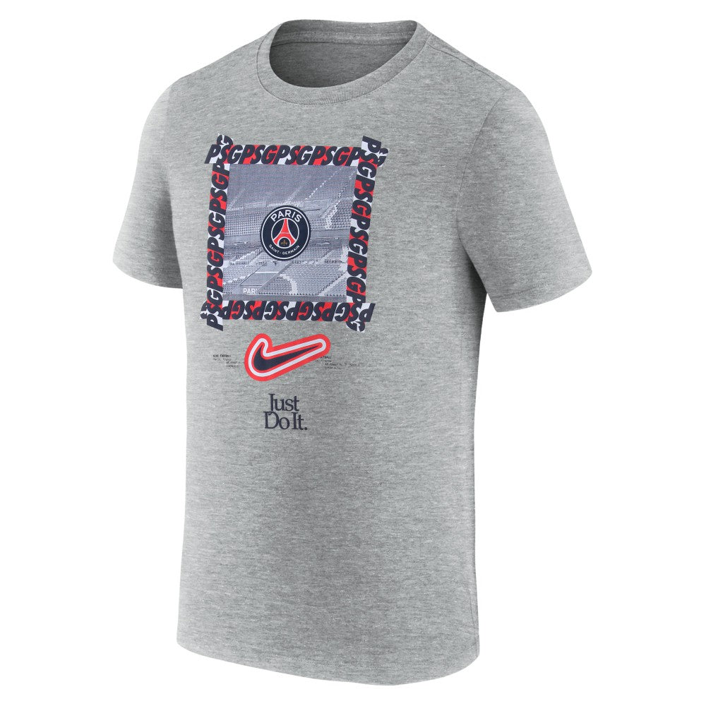 Paris Saint-Germain DNA T-Shirt Heather Gray - Nike Discount