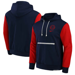 Paris Saint-Germain Standard Issue Pullover Hoodie Navy - Nike for sale