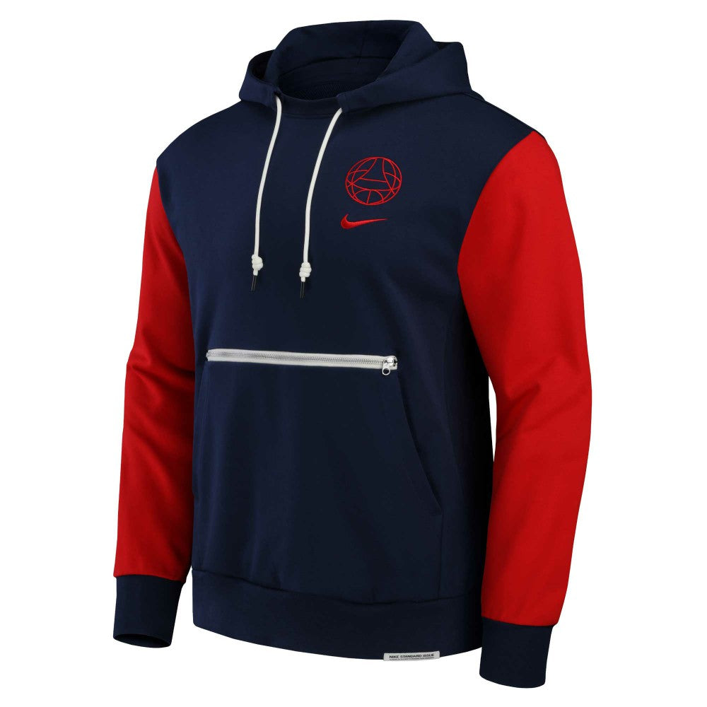 Paris Saint-Germain Standard Issue Pullover Hoodie Navy - Nike for sale