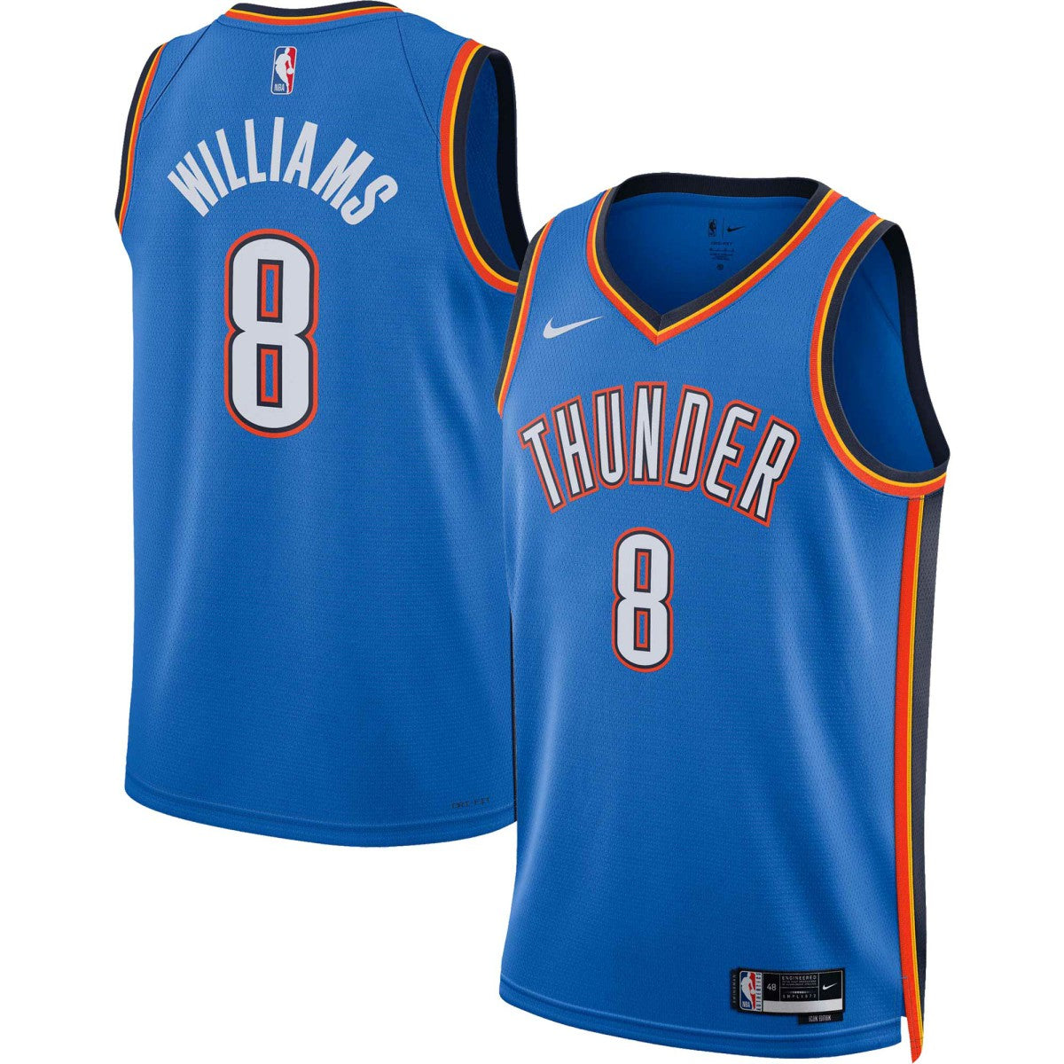 Jalen Williams Oklahoma City Thunder Unisex Swingman Jersey Icon Edition Blue | Nike Near Me
