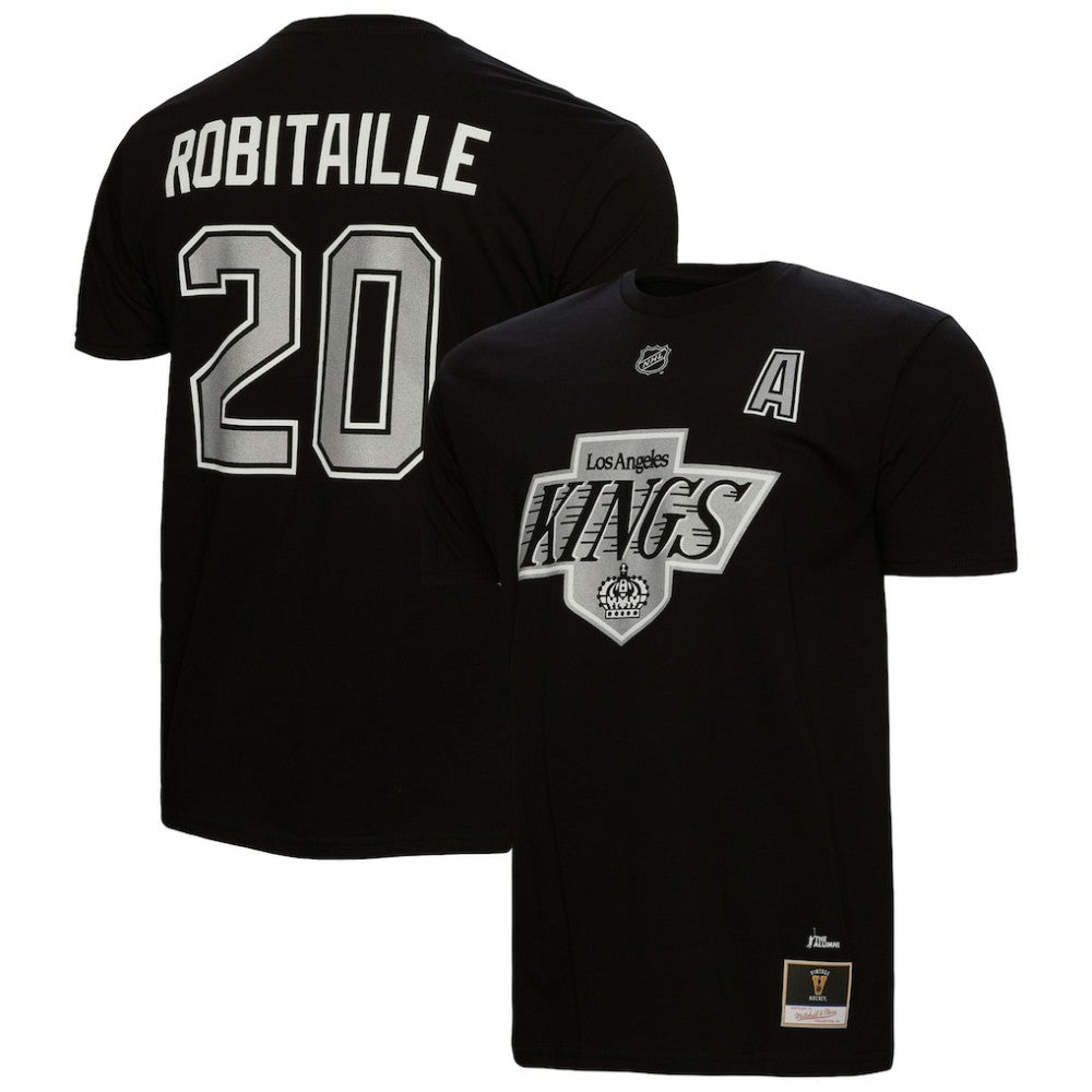 Luc Robitaille Los Angeles Kings Mitchell & Ness Name & Number T-Shirt - Black - NHL 5291295
