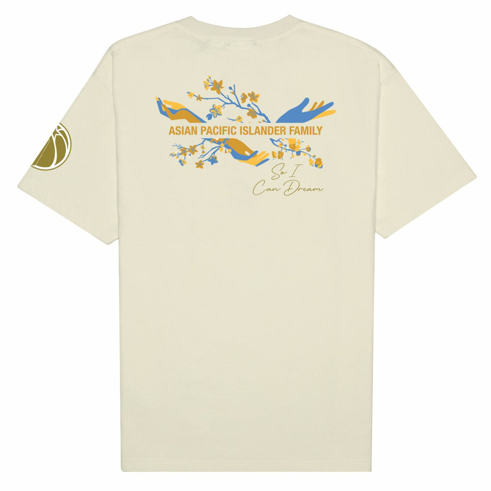 Washington Wizards AUTHMADE x NBA Unisex AAPI Dreamers T-Shirt Cream