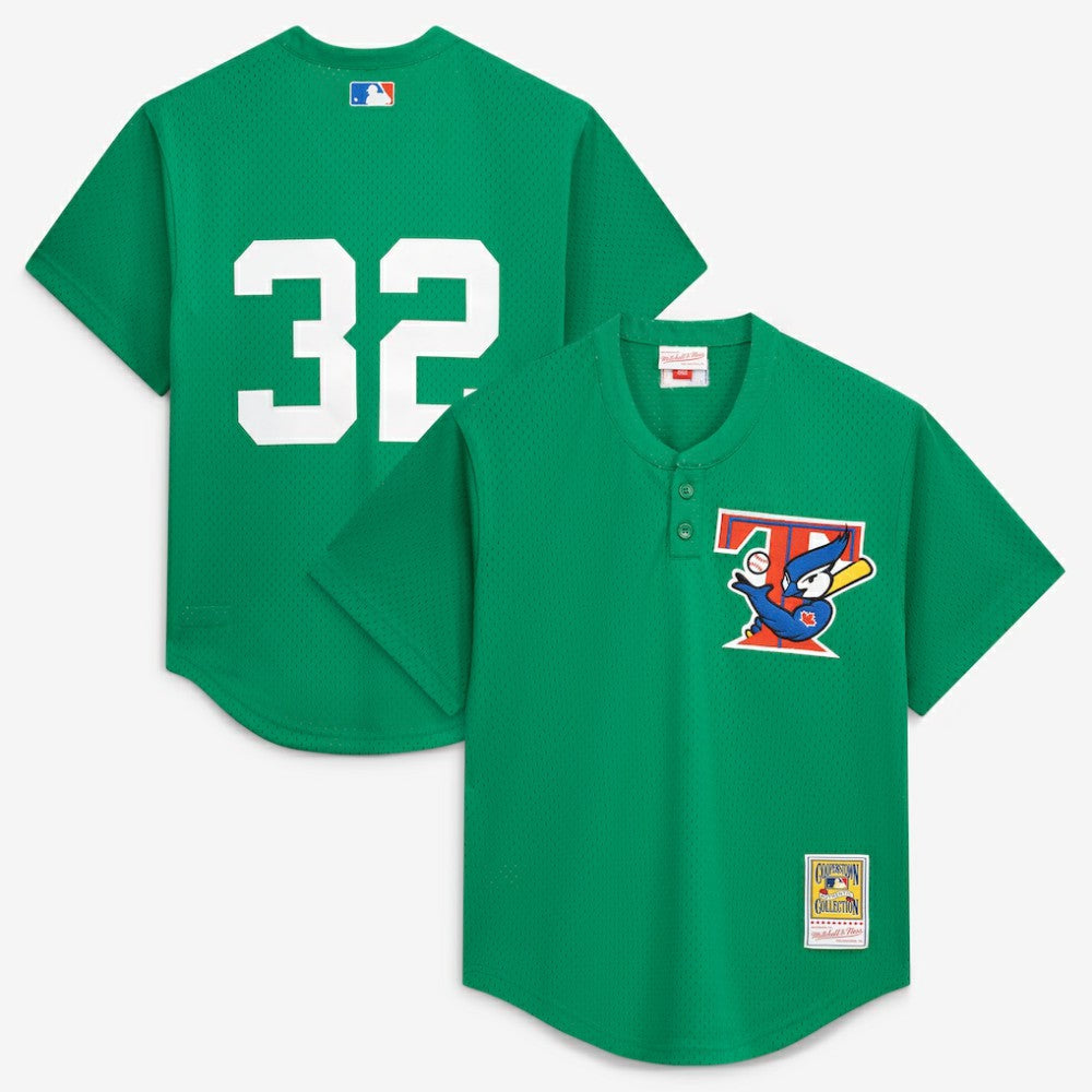 Roy Halladay Toronto Blue Jays Mitchell & Ness Authentic Batting Practice Jersey - Green - Mitchell & Ness Discount