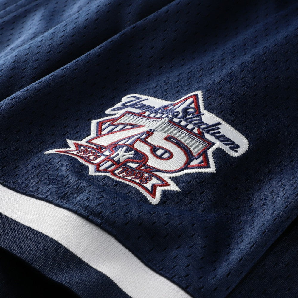 Derek Jeter New York Yankees Mitchell & Ness Cooperstown Collection Mesh Batting Practice Button-Up Jersey - Navy - Mitchell & Ness Online