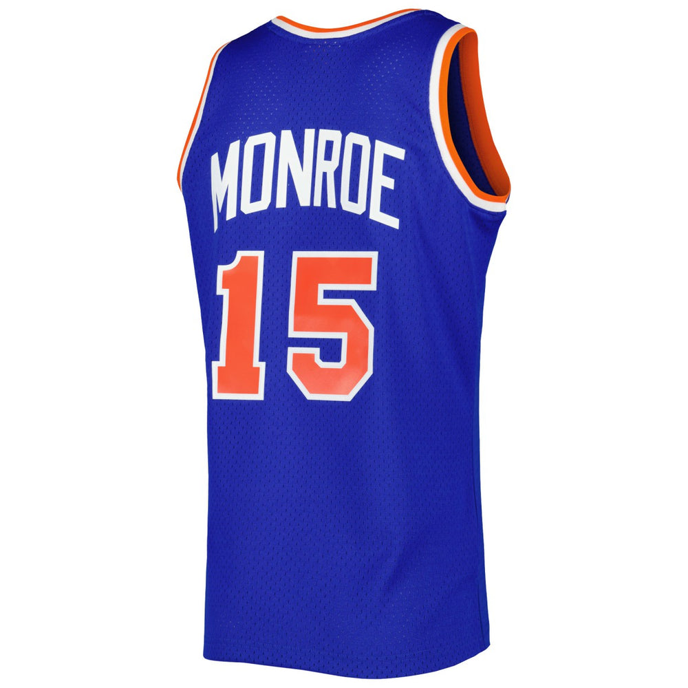 Earl Monroe New York Knicks 1972/73 Hardwood Classics Swingman Jersey Blue | Mitchell & Ness discount